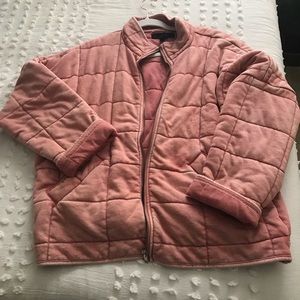 Quilted pink jacket